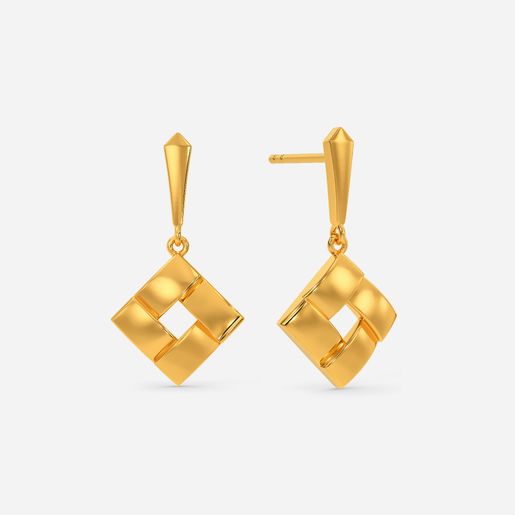 Soak In Nature Gold Earrings