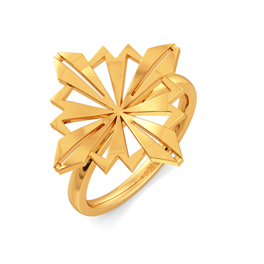 Moment of Sparkle Gold Rings