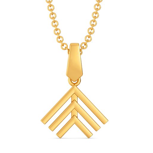 Seventies Collar Gold Pendants