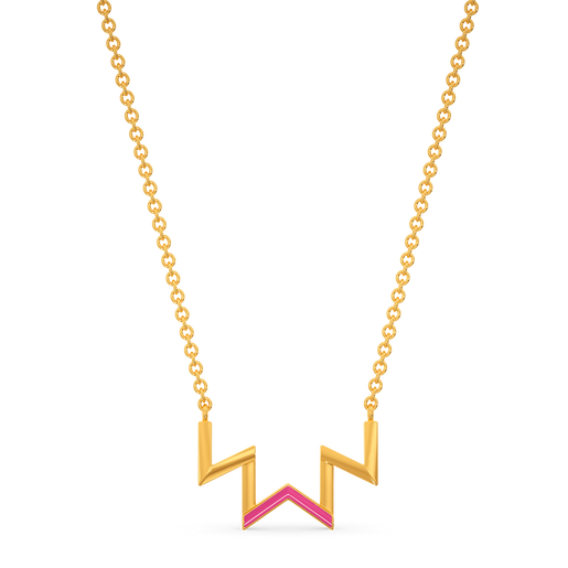 Think Pink Gold Necklaces