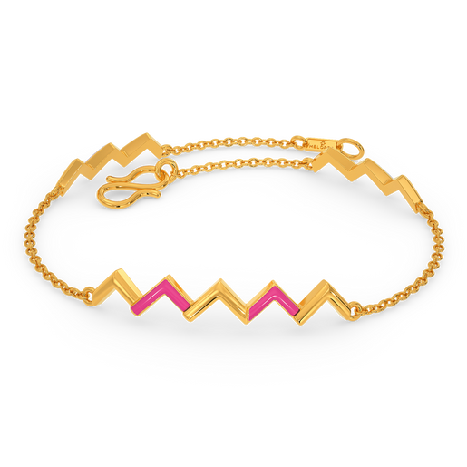 Pinkin Glory Gold Bracelets