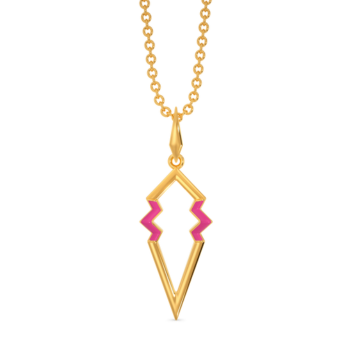 Pinkin Glory Gold Pendants