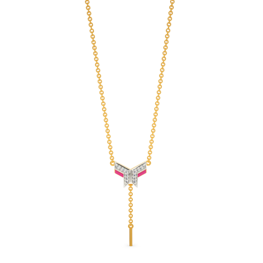 Pink Raptors Diamond Necklaces