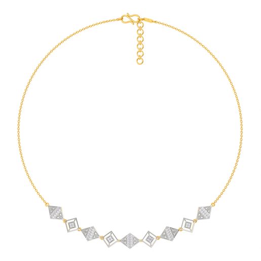 Work Matched Diamond Necklaces