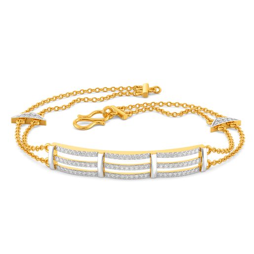 Nooks of Three Diamond Bracelets