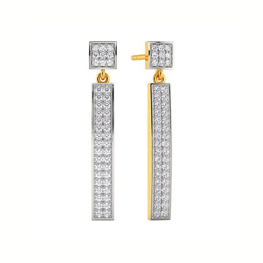 The Box Element Diamond Earrings