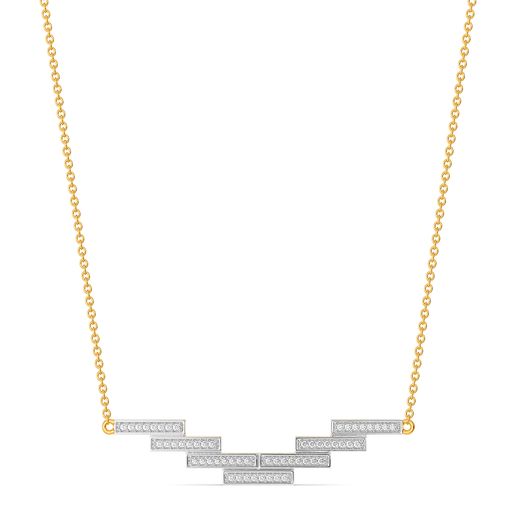 The Box Element Diamond Necklaces