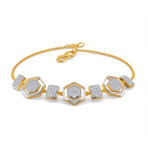 Sharp Gussets Diamond Bracelets