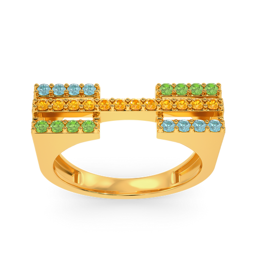 Colour Burst Gemstone Rings