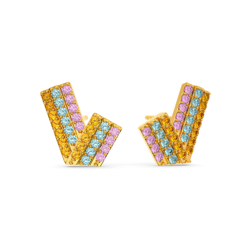 Pop In Colour Gemstone Earrings