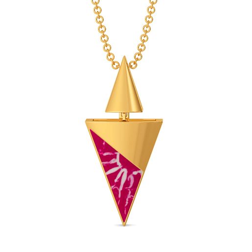 Tied in Trine Gold Pendants