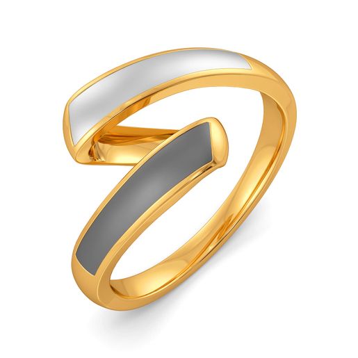 Slay In Grey Gold Rings