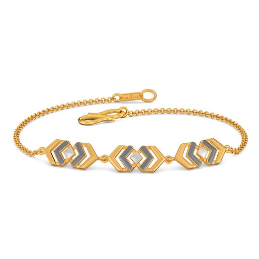 Cross Greys Gold Bracelets