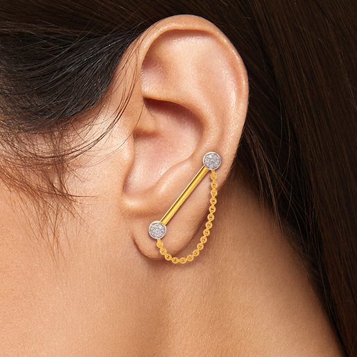 String Mania Diamond Earrings
