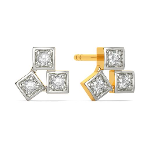 Trinket Trilogy Diamond Earrings