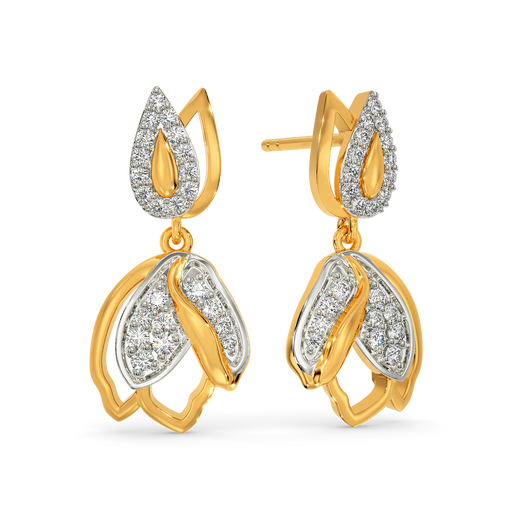 Tulip Story Diamond Earrings