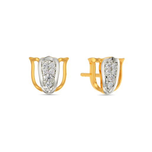Tulip Saga Diamond Earrings