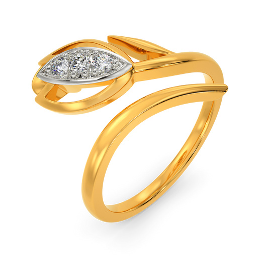 Love Is Tulips Diamond Rings