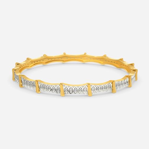Knit In The Round Diamond Bangles