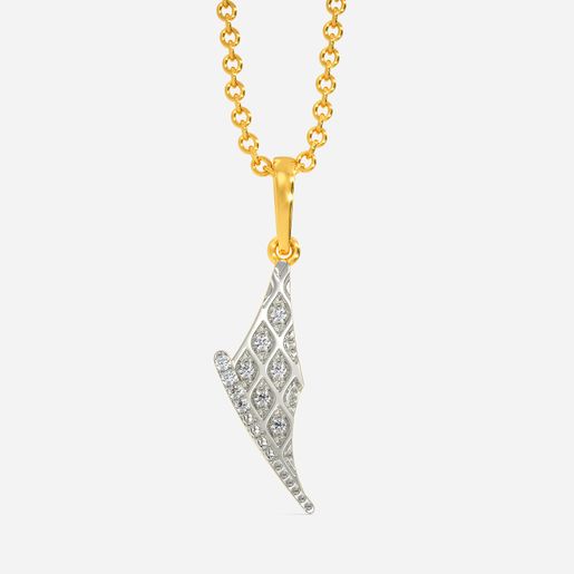 Knit Whimsy Diamond Pendants
