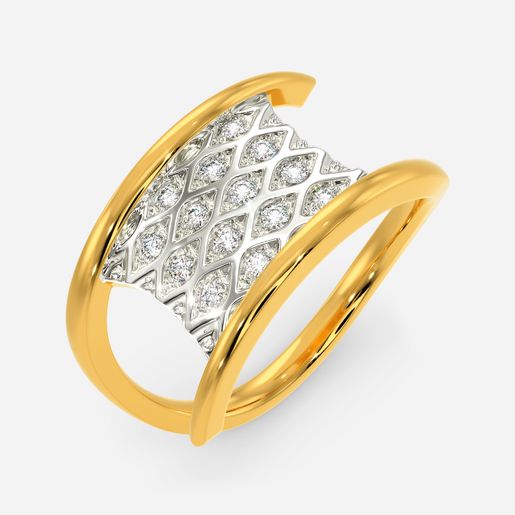 Moss Knit Diamond Rings