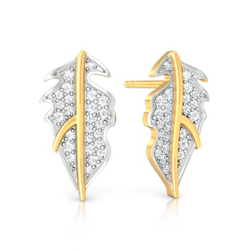 Balmy Palm Diamond Earrings