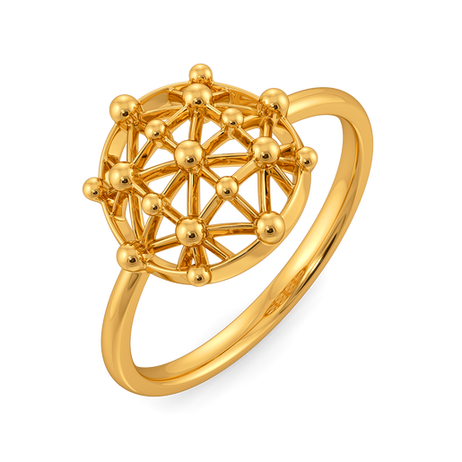 Understated Glamour Gold Rings