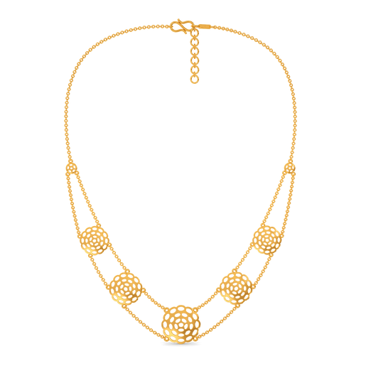 Sensuous Sheer Gold Necklaces