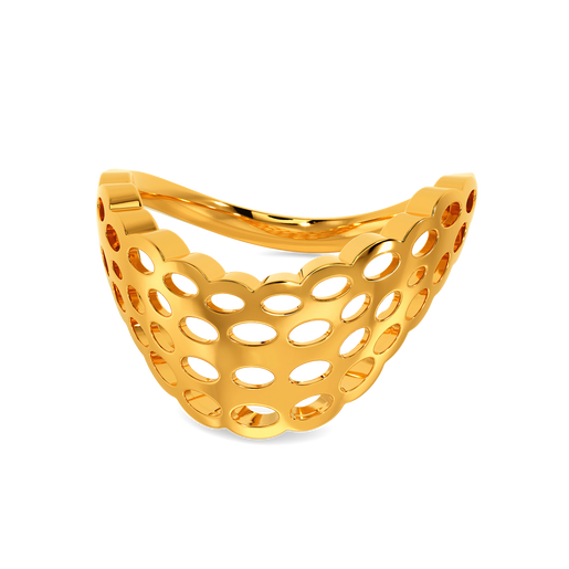 Knit Pop Gold Rings