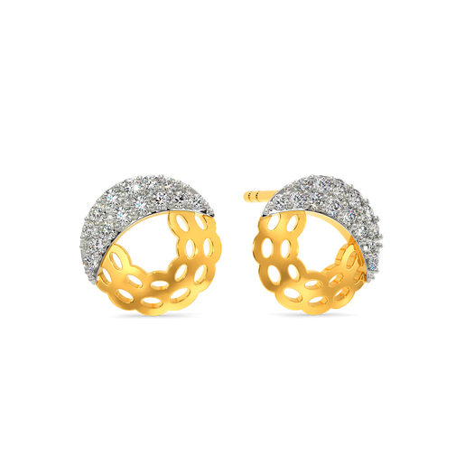 Knitted Drama Diamond Earrings