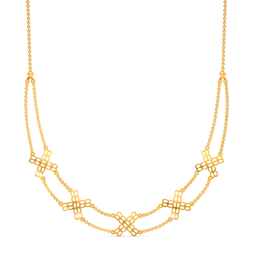 Lush Knits Gold Necklaces