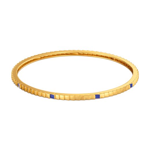 Denim Hues Gold Bangles