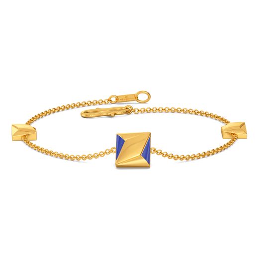 70s Bootcut Gold Bracelets