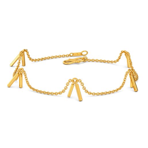 Fringe Bouquet Gold Bracelets
