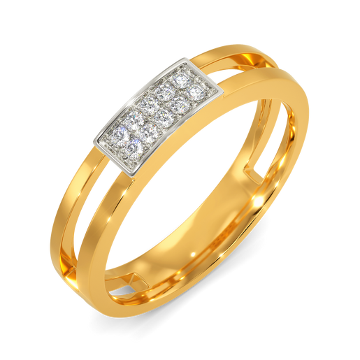Tweed Weave Diamond Rings