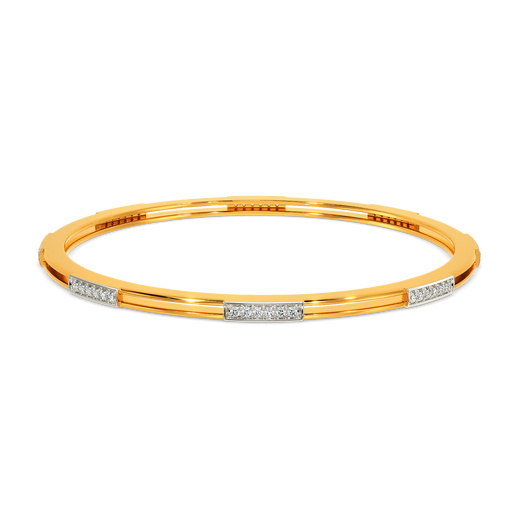 Tweed Weave Diamond Bangles