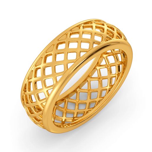 Playfully Tulle Gold Rings