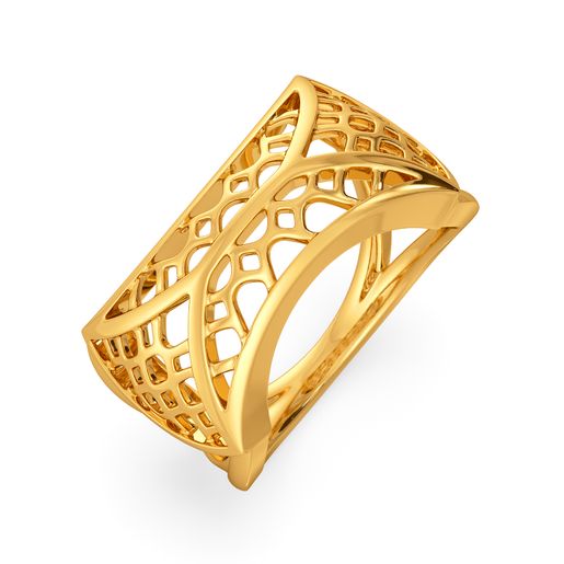 Totally Tulle Gold Rings