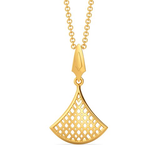 Totally Tulle Gold Pendants
