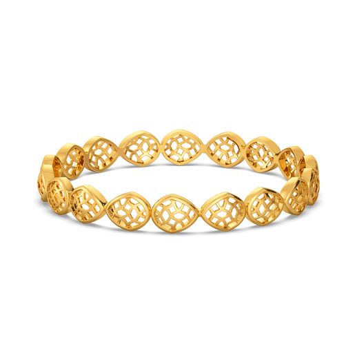Frill Fance Gold Bangles