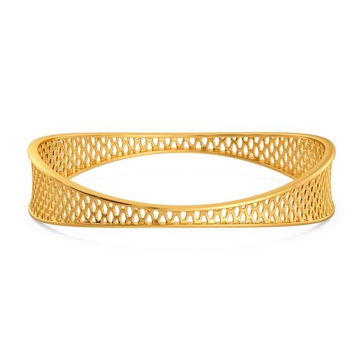 Bubbles Party Gold Bangles