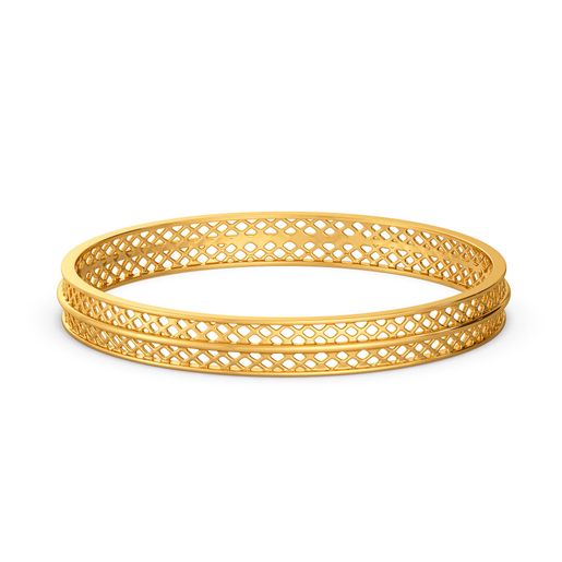 Breezy Bubbly Gold Bangles