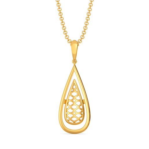 A Taffeta Spirit Gold Pendants