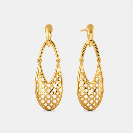 Tulle Allure Gold Earrings