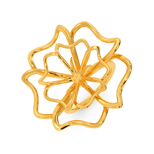 Rare Bloom Gold Rings