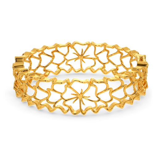 Rare Bloom Gold Bangles