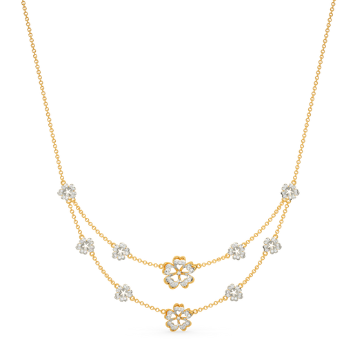 Fleur Beauty Diamond Necklaces