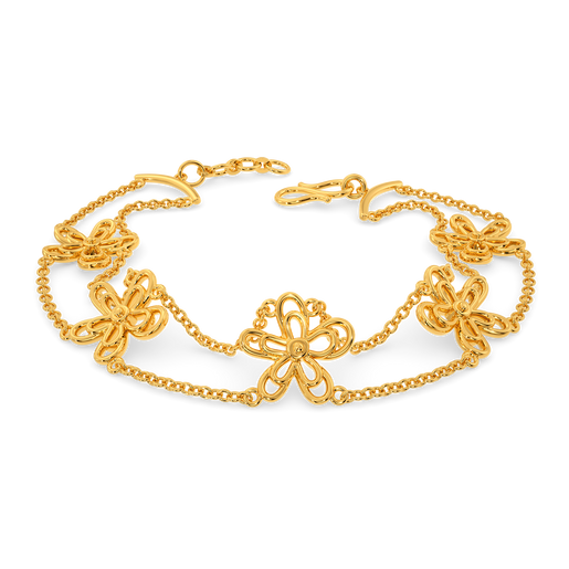 Blooming In Gold Bracelets