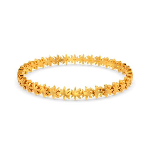 Floral Saga Gold Bangles