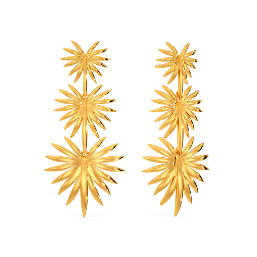 Your Tropical Escape Gold Earrings